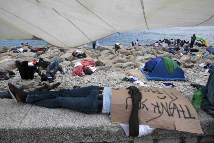 Article : A proximit&eacute; des migrants, la plage