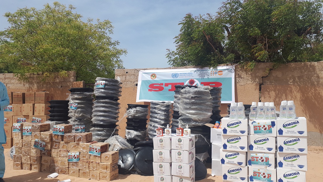 Article : Covid-19 en Mauritanie : l&rsquo;UNFPA proc&egrave;de &agrave; de vastes distributions de d&eacute;sinfectants