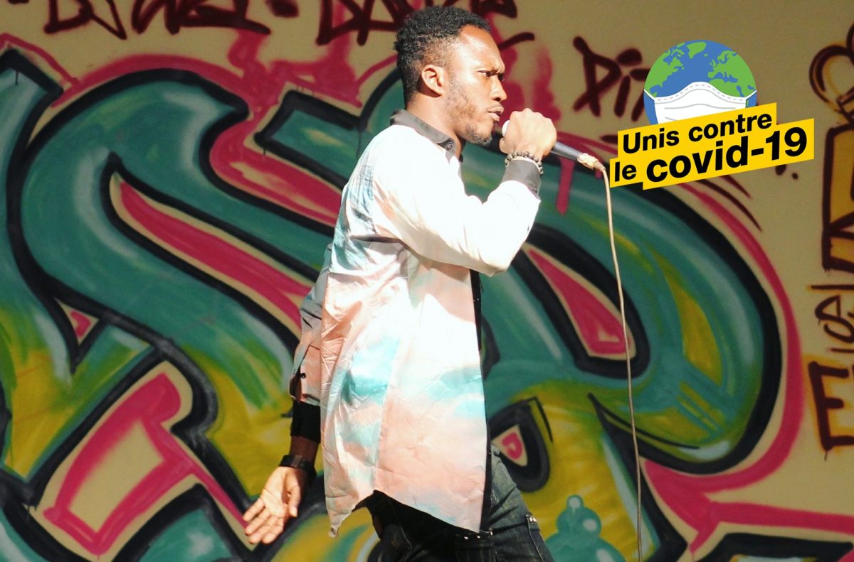 Article : Akeem Eking, artiste nig&eacute;rien mobilis&eacute; face au Covid-19