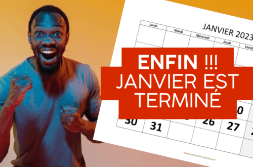Article : Victoire&hellip; Janvier est termin&eacute; !