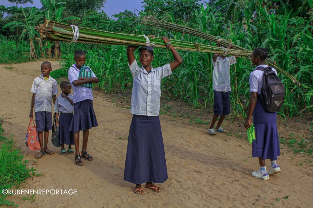 Article : Des &eacute;l&egrave;ves congolais impliqu&eacute;s dans des travaux difficiles pour soutenir leurs enseignants