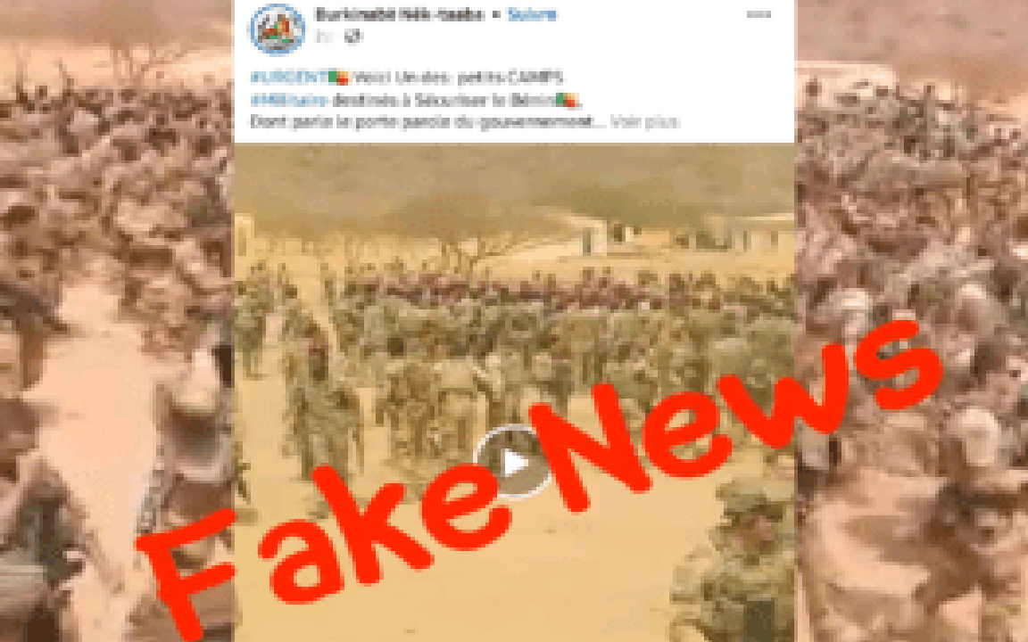Article : Fact-checking : cette vid&eacute;o ne montre pas un camp de militaires fran&ccedil;ais au B&eacute;nin
